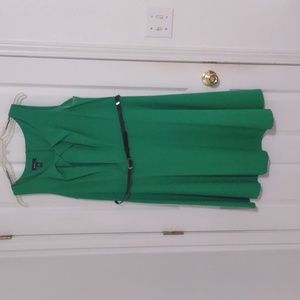 Alyx 18W Green Sleeveless dress